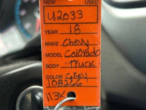 2018 Chevrolet Colorado