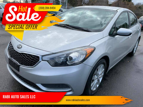 2014 Kia Forte for sale at RABI AUTO SALES LLC in Garden City ID
