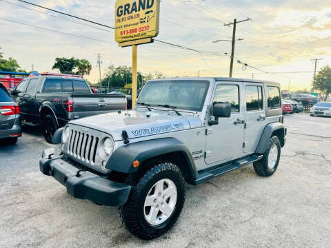 2015 Jeep Wrangler Unlimited for sale at Grand Auto Sales in Tampa FL