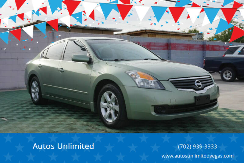 2008 Nissan Altima for sale at Autos Unlimited in Las Vegas NV
