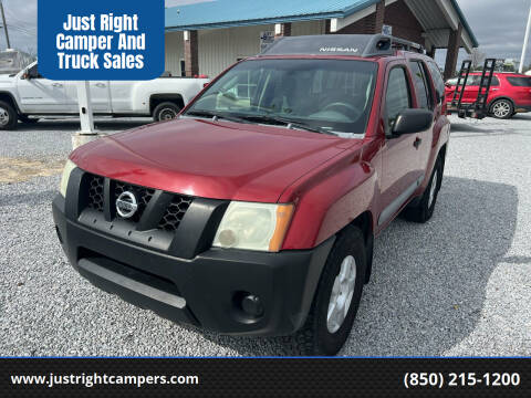 2006 Nissan Xterra for sale at Just Right Camper And Truck Sales in Panama City FL
