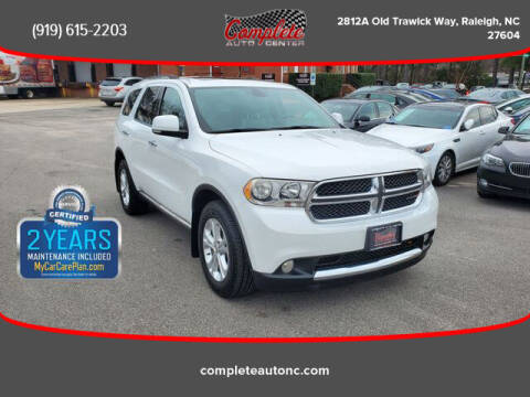 2013 Dodge Durango for sale at Complete Auto Center , Inc in Raleigh NC