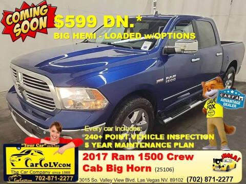 2017 RAM 1500 for sale at The Car Company - $599 down in Las Vegas NV