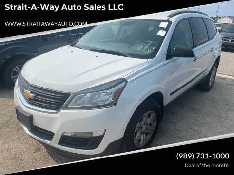 2016 Chevrolet Traverse for sale at Strait-A-Way Auto Sales LLC in Gaylord MI