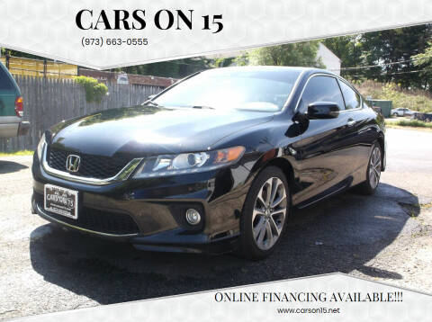 2015 Honda Accord for sale at Cars On 15 in Lake Hopatcong NJ
