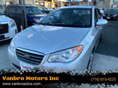 2009 Hyundai Elantra for sale at Vanbro Motors Inc in Staten Island NY