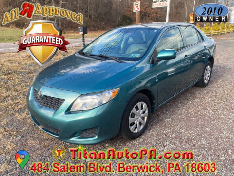 2010 Toyota Corolla for sale at Titan Auto Sales in Berwick PA