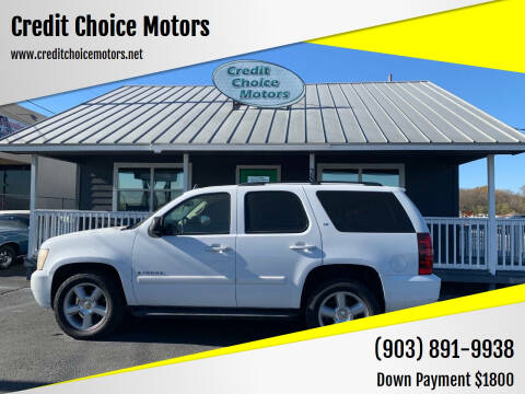 2008 Chevrolet Tahoe for sale at Credit Choice Motors in Sherman TX