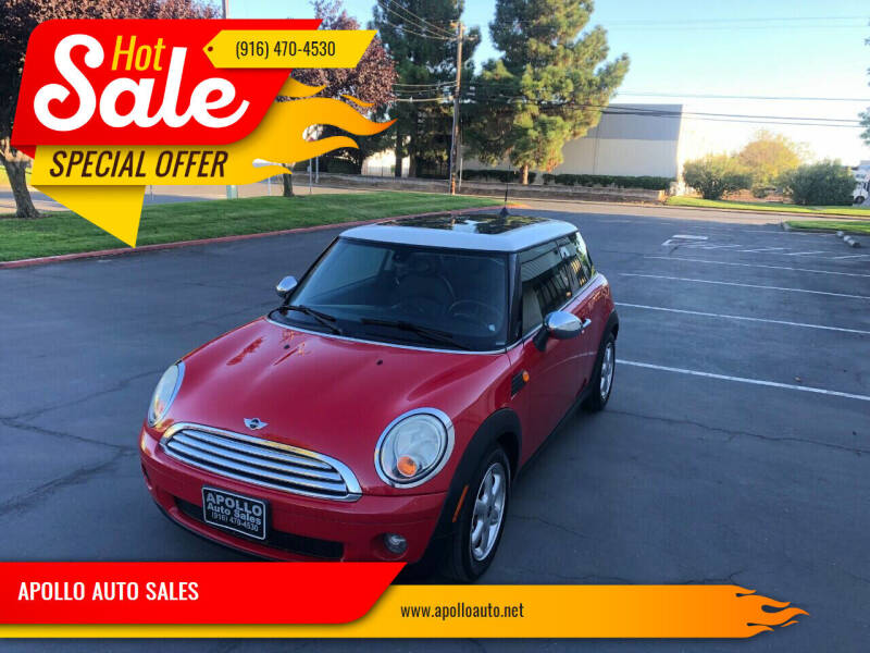 2009 MINI Cooper for sale at APOLLO AUTO SALES in Sacramento CA