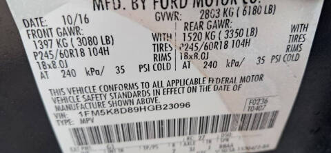 2017 Ford Explorer XLT