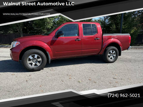 2013 Nissan Frontier for sale at Walnut Street Automotive LLC in Sharpsville PA