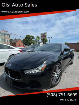 2015 Maserati Ghibli for sale at Olsi Auto Sales in Worcester MA