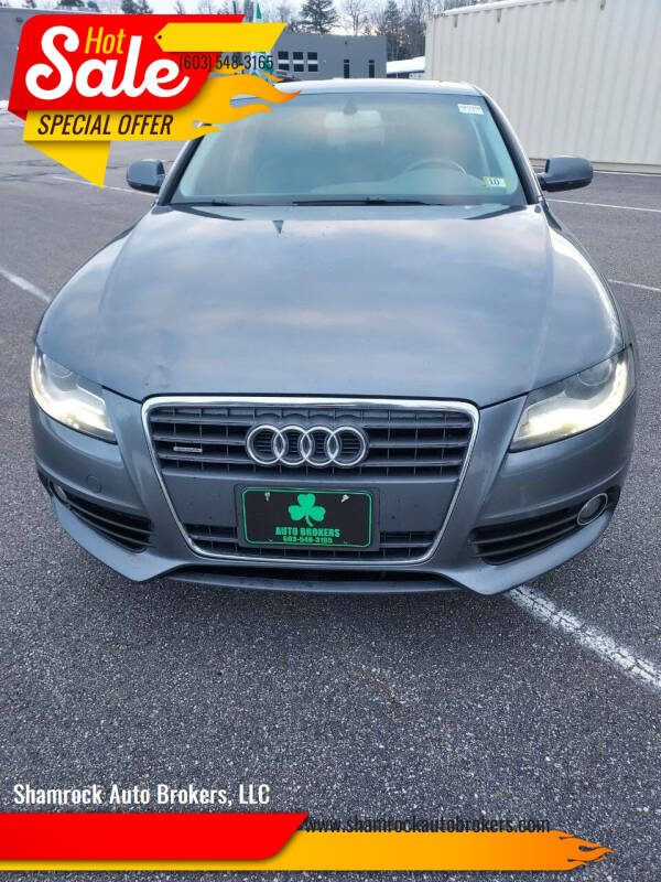 2012 Audi A4 for sale at Shamrock Auto Brokers, LLC in Belmont NH