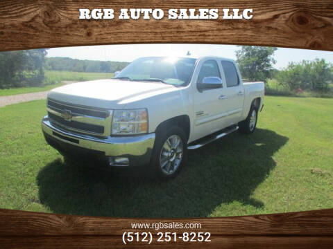 2013 Chevrolet Silverado 1500 for sale at RGB AUTO SALES LLC in Manor TX