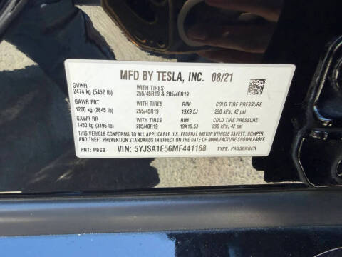2021 Tesla Model S Long Range
