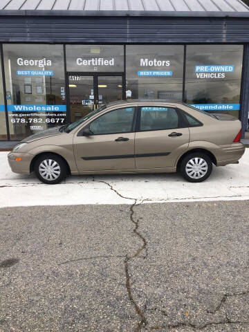 2003 Ford Focus for sale at Georgia Certified Motors in Stockbridge GA