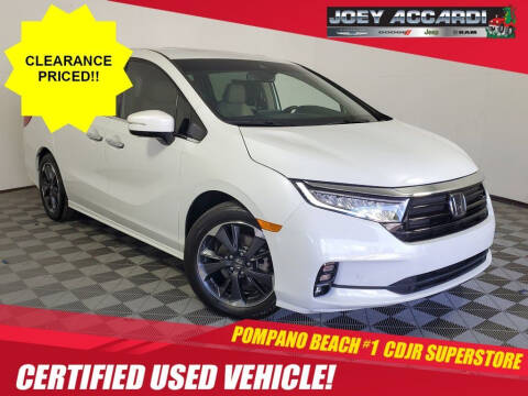 2021 Honda Odyssey for sale at PHIL SMITH AUTOMOTIVE GROUP - Joey Accardi Chrysler Dodge Jeep Ram in Pompano Beach FL