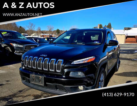 2014 Jeep Cherokee for sale at A & Z AUTOS in Westfield MA