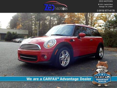 2014 MINI Clubman for sale at Zed Motors in Raleigh NC