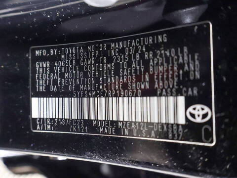 2024 Toyota Corolla SE