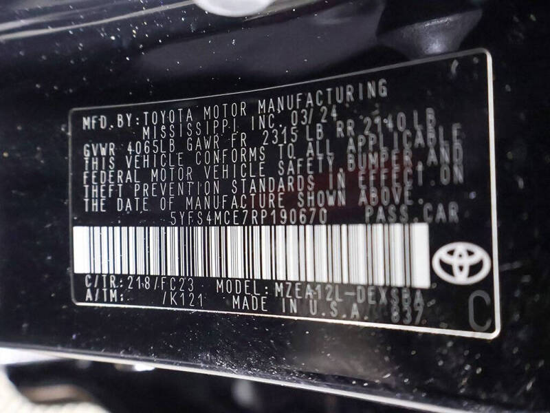 2024 Toyota Corolla SE