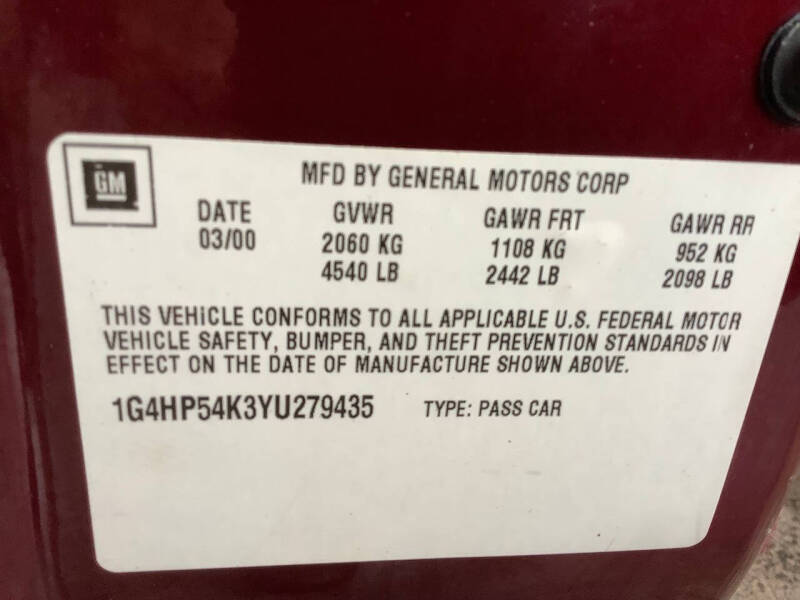 2000 Buick LeSabre Custom