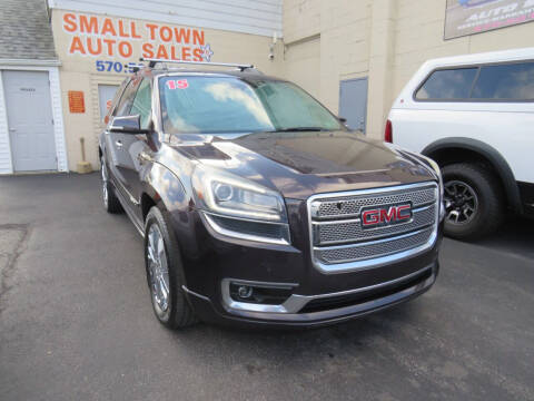 2015 GMC Acadia for sale at Small Town Auto Sales in Hazleton PA