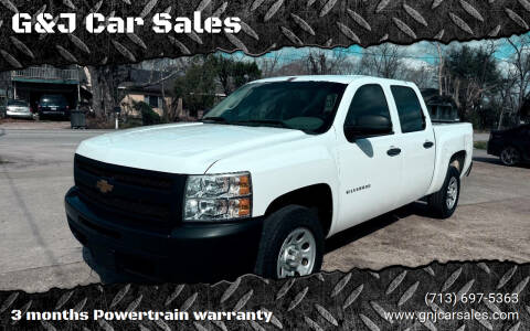 2013 Chevrolet Silverado 1500 for sale at G&J Car Sales in Houston TX