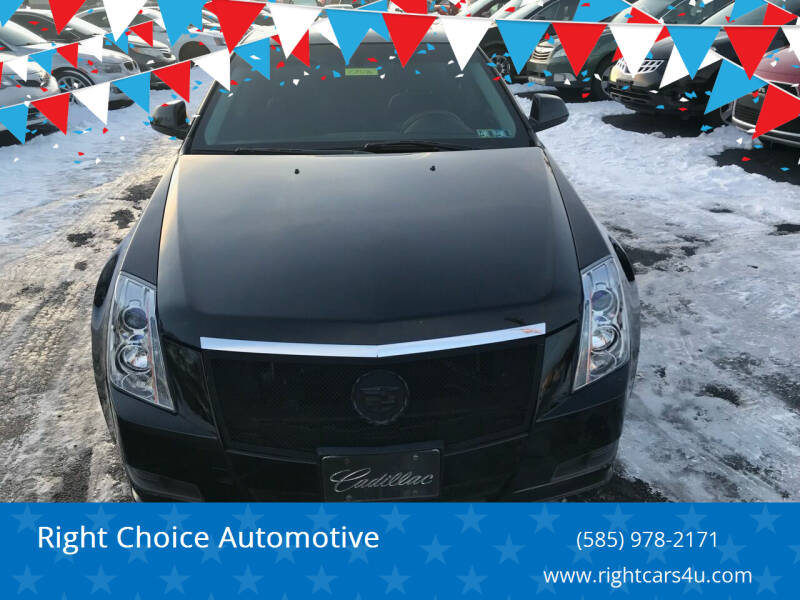 2011 Cadillac CTS for sale at Right Choice Automotive in Rochester NY