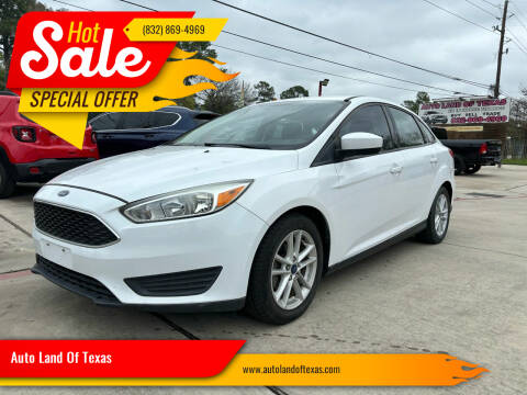 2018 Ford Focus for sale at Auto Land Of Texas in Cypress TX