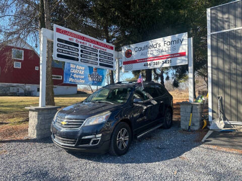 2016 Chevrolet Traverse for sale at Caulfields Family Auto Sales in Bath PA