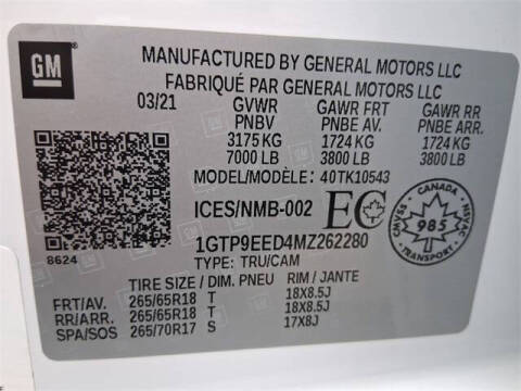 2021 GMC Sierra 1500 AT4