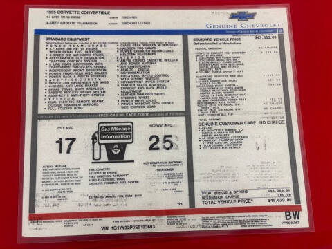 1995 Chevrolet Corvette