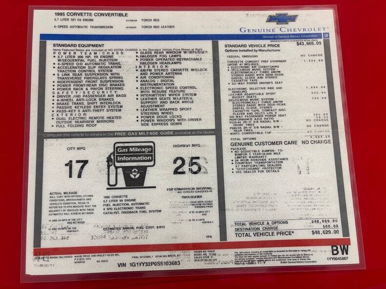 1995 Chevrolet Corvette