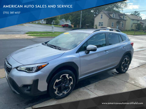 2021 Subaru Crosstrek for sale at AMERICAN AUTO SALES AND SERVICE in Marshfield WI