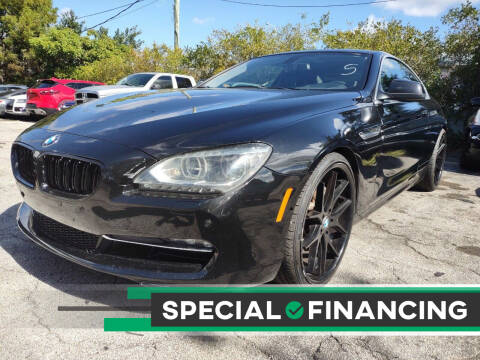 2012 BMW 6 Series for sale at Auto World US Corp in Plantation FL
