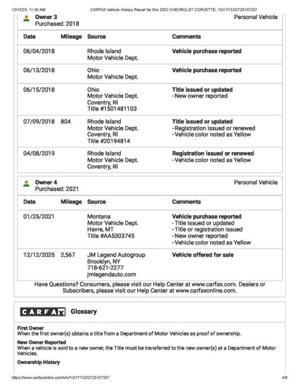 2002 Chevrolet Corvette