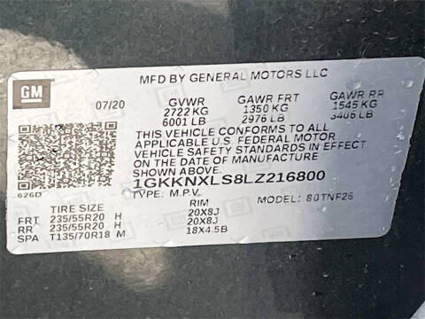 2020 GMC Acadia Denali