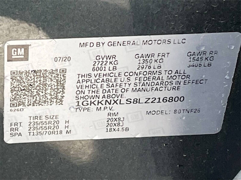 2020 GMC Acadia Denali