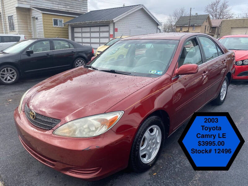 2003 Toyota Camry for sale at E & A Auto Sales in Warren OH
