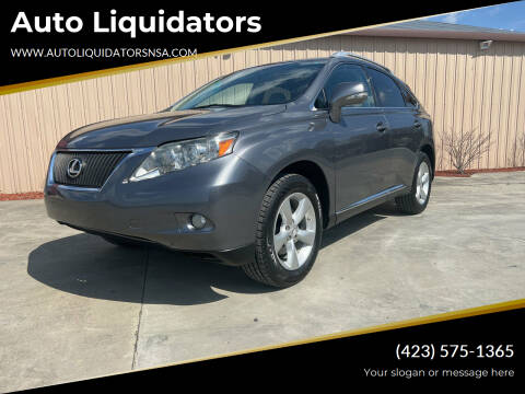 2012 Lexus RX 350 for sale at Auto Liquidators in Bluff City TN