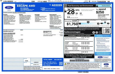 2026 Ford Escape Active