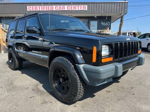 2001 Jeep Cherokee for sale at CERTIFIED CAR CENTER in Fairfax VA