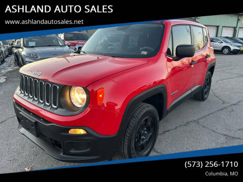 2017 Jeep Renegade for sale at ASHLAND AUTO SALES in Columbia MO