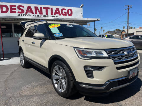 2018 Ford Explorer for sale at DESANTIAGO AUTO SALES in Yuma AZ
