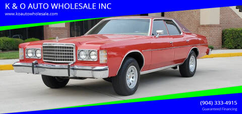1975 Ford LTD for sale at K & O AUTO WHOLESALE INC in Jacksonville FL