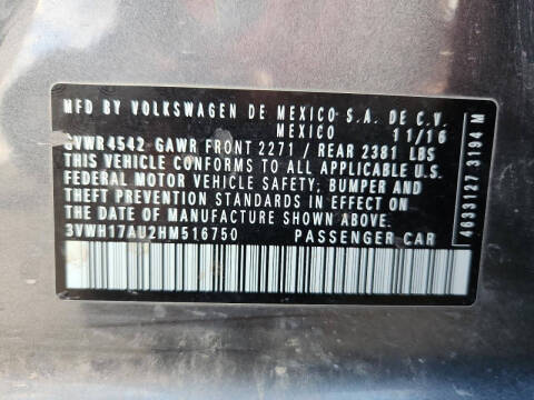 2017 Volkswagen Golf Alltrack TSI SEL 4Motion