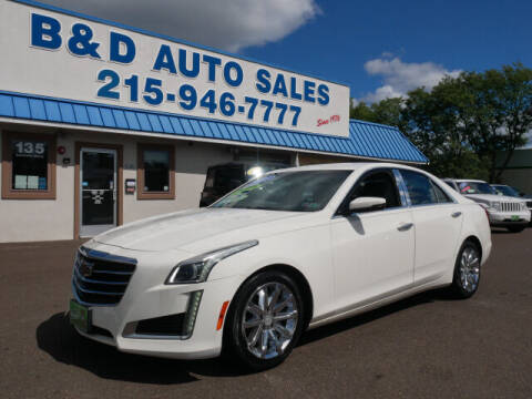 2015 Cadillac CTS for sale at B & D Auto Sales Inc. in Fairless Hills PA