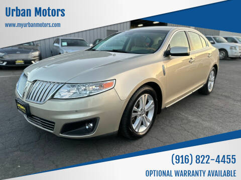 2011 Lincoln MKS for sale at Urban Motors in Sacramento CA
