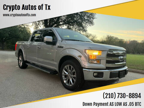 2015 Ford F-150 for sale at Crypto Autos of Tx in San Antonio TX